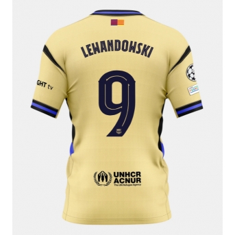 Billige Fotballdrakt Barcelona Robert Lewandowski #9 Replika Bortedrakt 2025-26 Kortermet